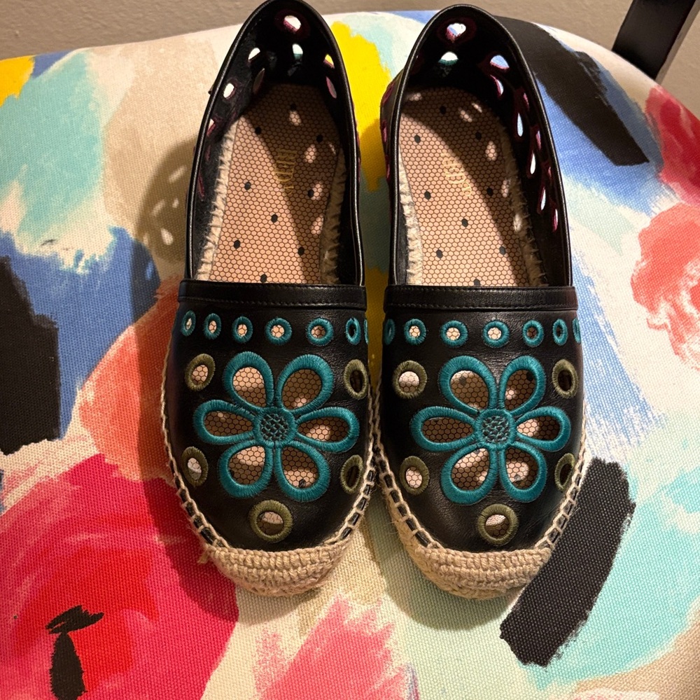 Red Valentino floral espadrilles